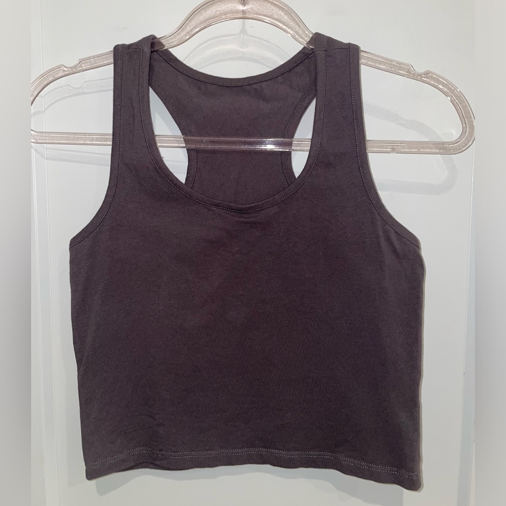 Cropped Racerback Tank Top - Size M - Picture 4 of 4